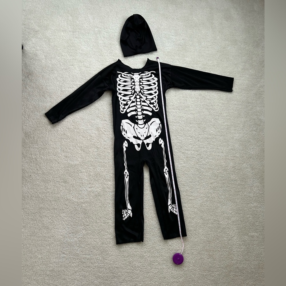 Kids Skeleton Costume - Black and White